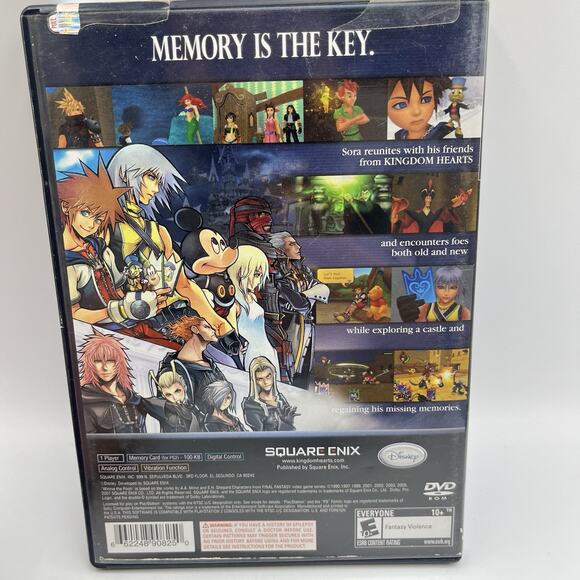 Kingdom Hearts (Sony PlayStation 2, 2002) - Pre-owned - Picture 3 of 6